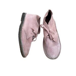 Crewcuts Mcalister Desert Boots For Kids K4 Pink Suede